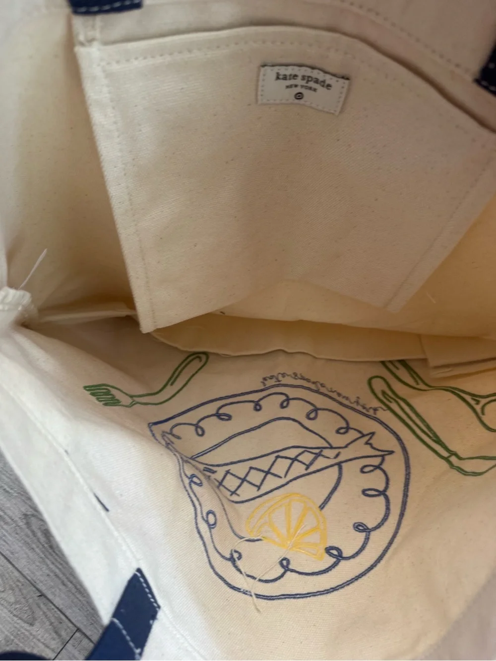 Kate Spade x Target Canvas Tote NWT